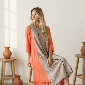 Váy phối sườn, chạy dải lụa JIN CODONS LN/L16